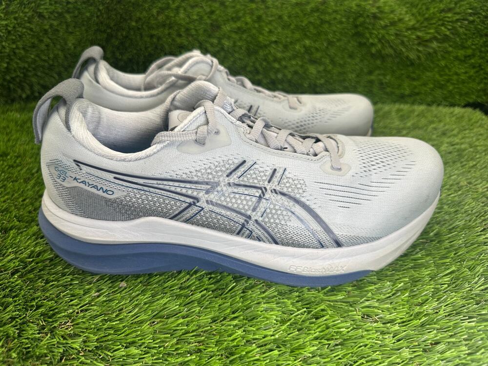 Asics Gel-Kayano 33 1011C229 Athletic Sneaker Shoes Mens 9.5 Gray Mesh Cushioned